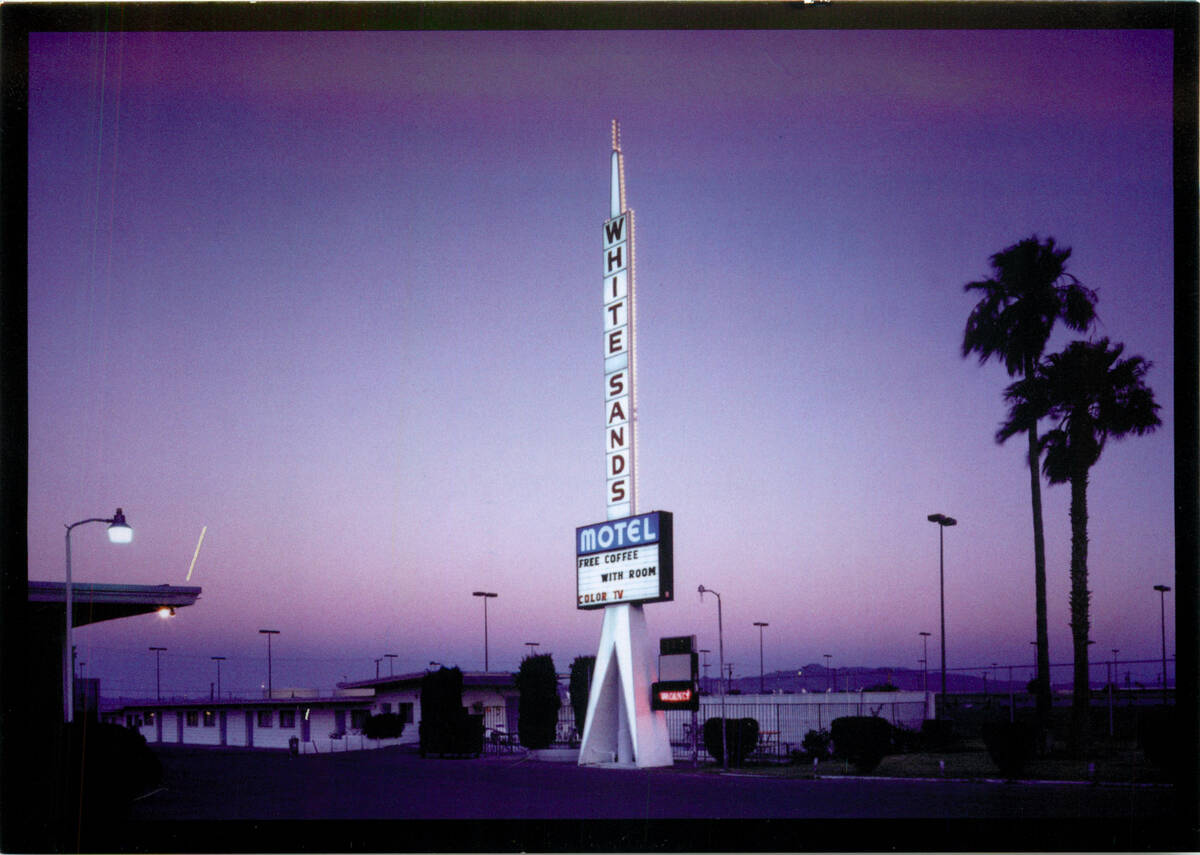 The White Sands Motel on the Las Vegas Strip is shown in this 1998 photo. (Courtesy White Sands ...