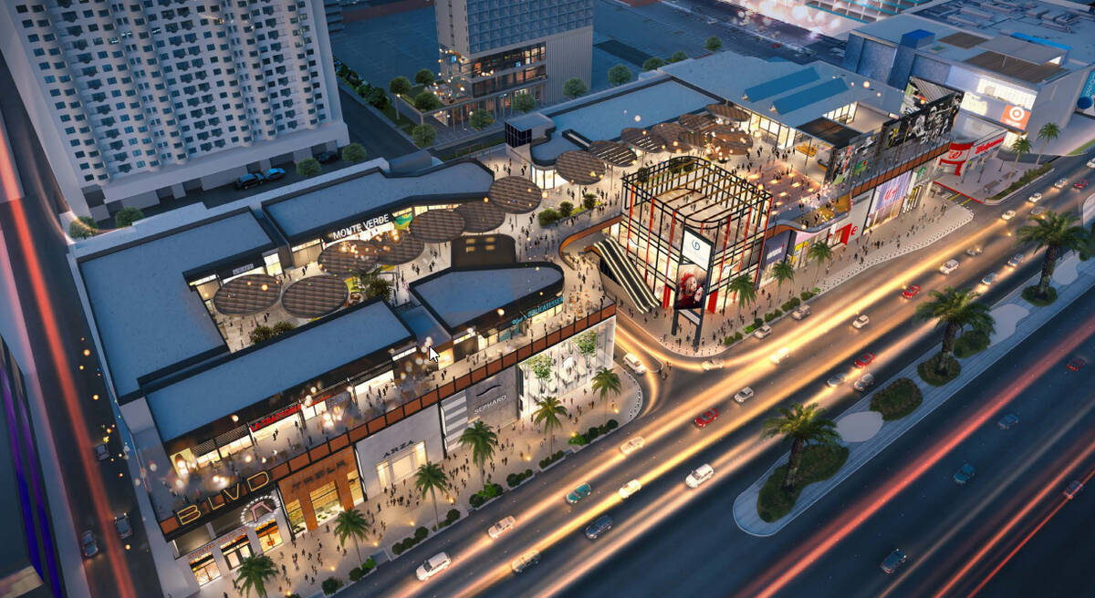 An artist's rendering of the retail complex planned by New York investment firm Gindi Capital. ...