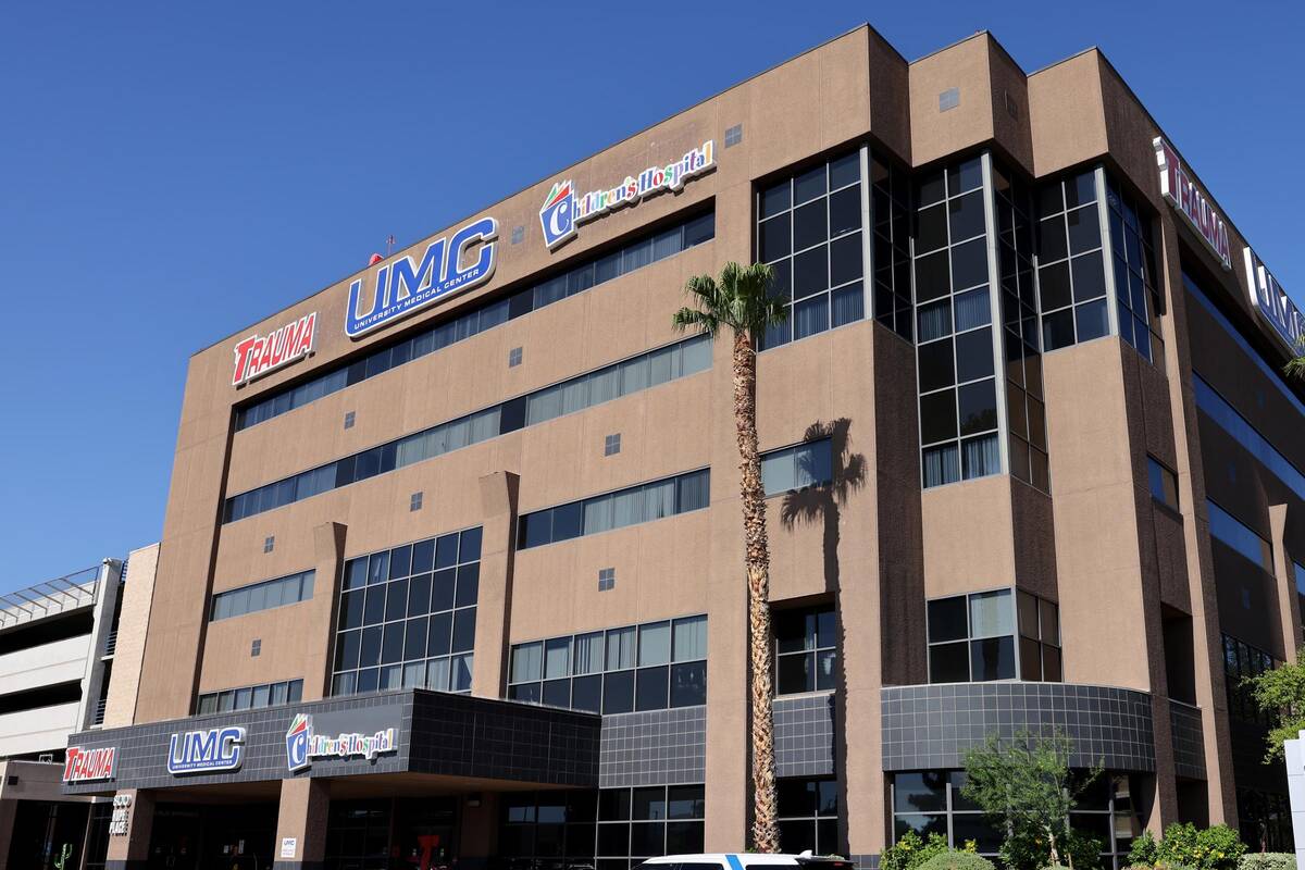 University Medical Center di Las Vegas memulai renovasi selama tiga tahun senilai  juta.