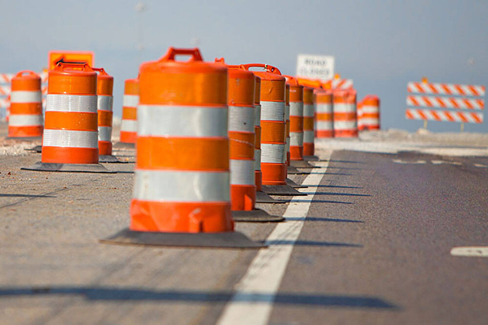 Orange barrels and cones will be a familiar sight to Las Vegas Valley drivers this spring and s ...