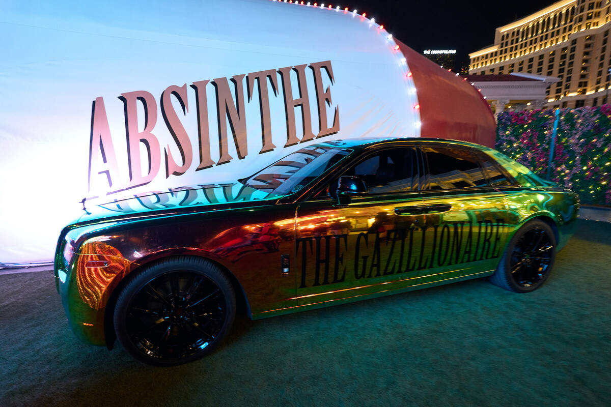 The Gaz Roller is shown during "Absinthe's" 12th anniversary at Caesars Palace on Monday, April ...