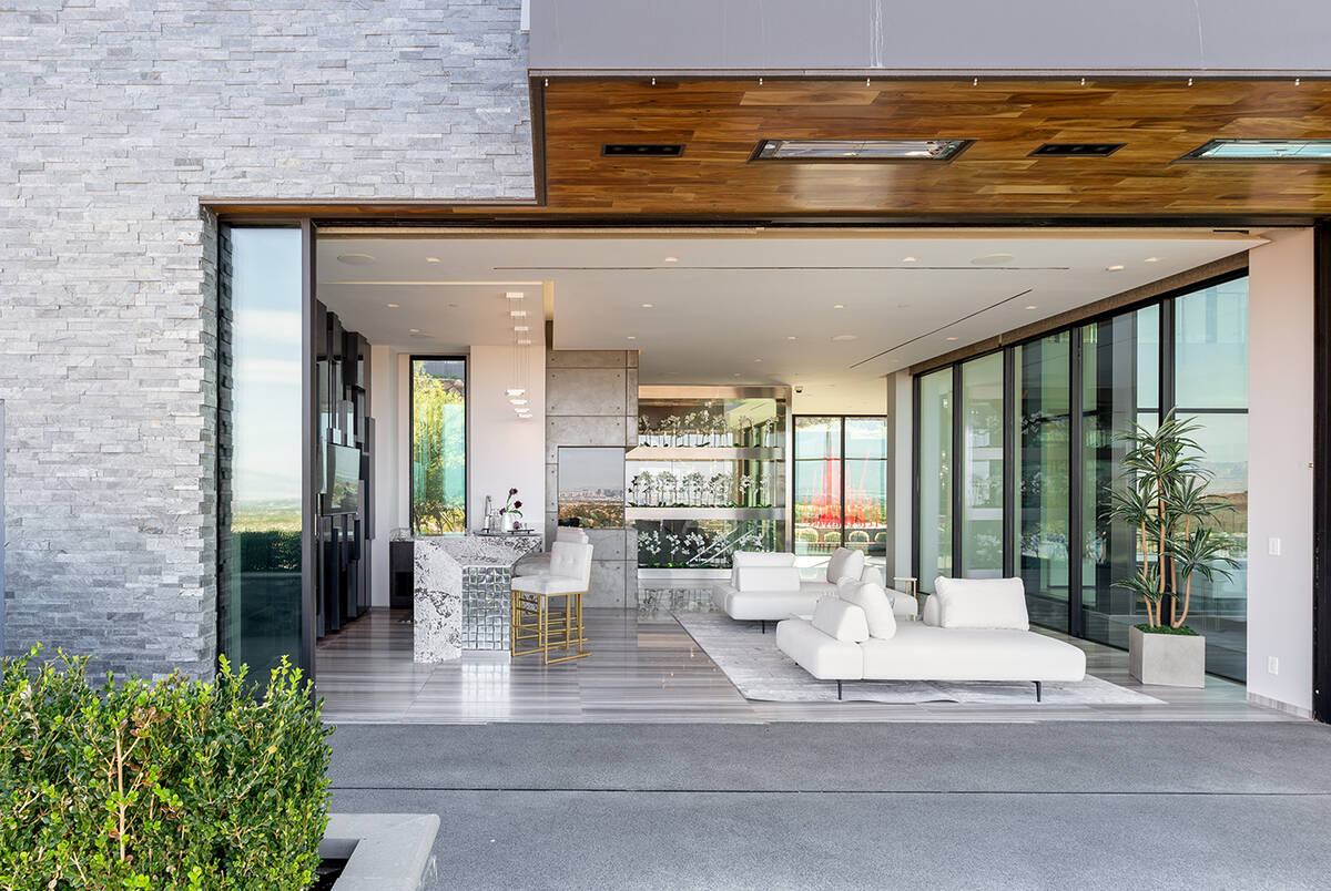 The home has indoor/outdoor living features. (IS Luxury)