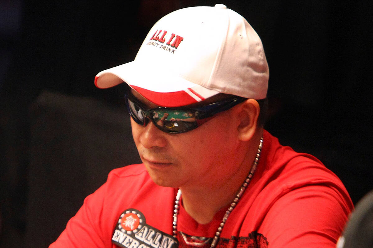 Johnny Chan participates in the World Series of Poker at the Rio in 2010. (Las Vegas Review-Jou ...