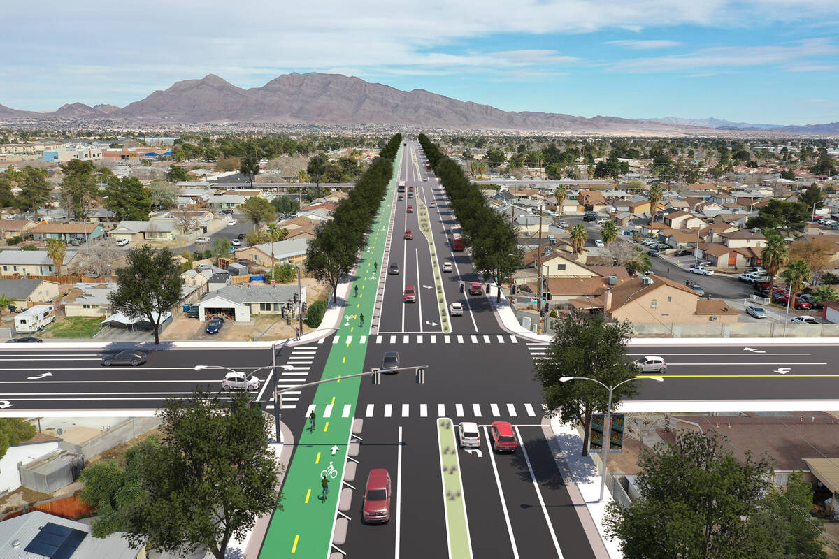 Proyek peningkatan Stewart Ave. untuk meningkatkan transportasi multimoda di sepanjang koridor