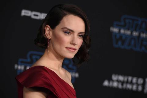 FILE - Daisy Ridley arrives at the world premiere of "Star Wars: The Rise of Skywalker&quo ...