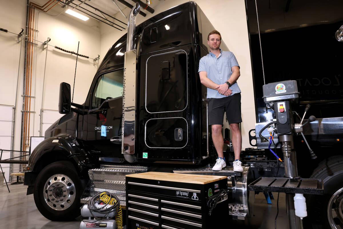 OnLocation Production CEO Karl Nickoley at his film and television production facility in a sem ...