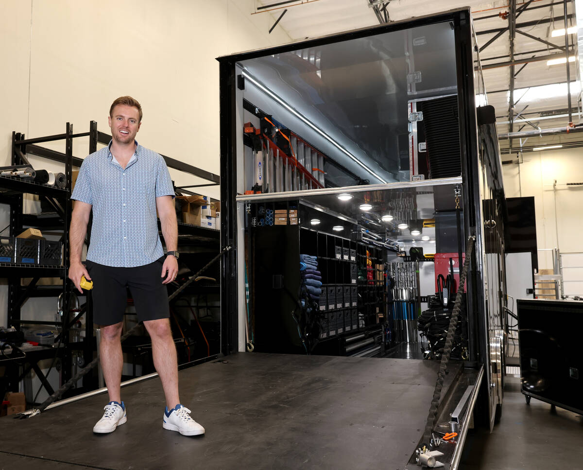 OnLocation Production CEO Karl Nickoley at his film and television production facility in a sem ...