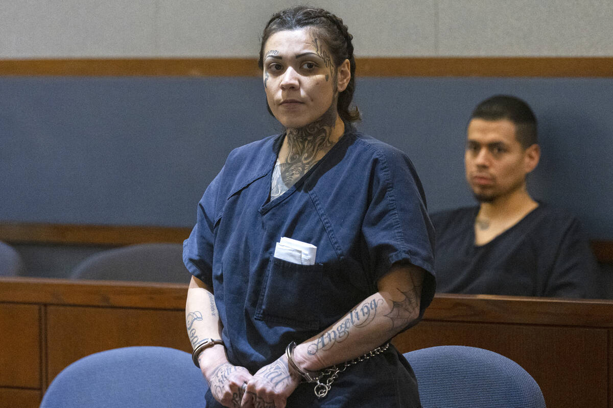 Kassandra Alvarez, 29, one of the three women accused in a robbery that led to a police shootin ...