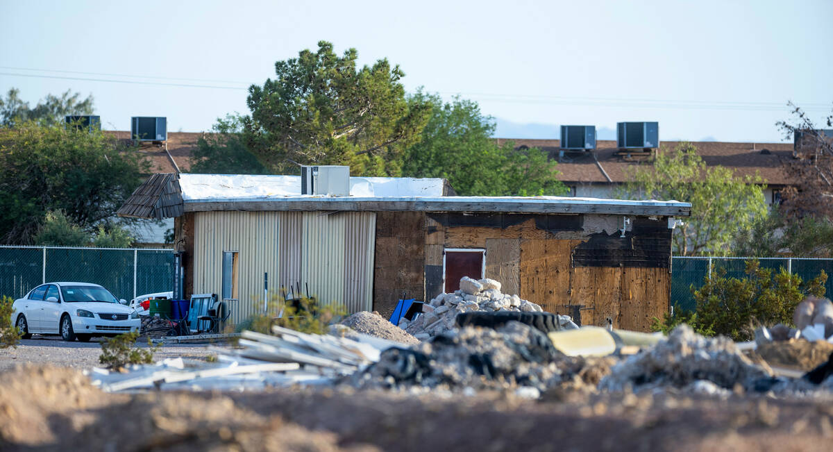 Never Give Up Youth Healing Center is seen on Sept. 6, 2022, in Amargosa Valley. (L.E. Baskow/L ...