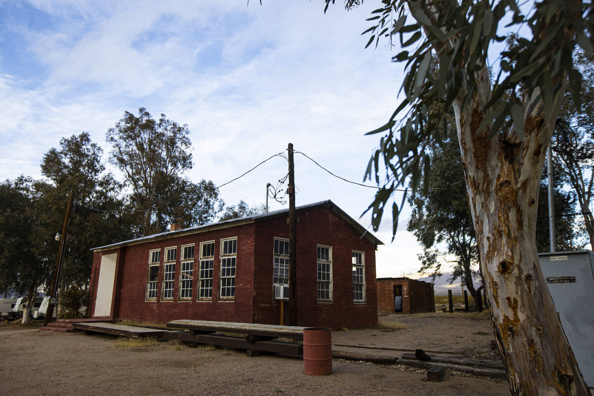 An old schoolhouse is seen in Nipton, Calif., a small desert town purchased by entertainment co ...