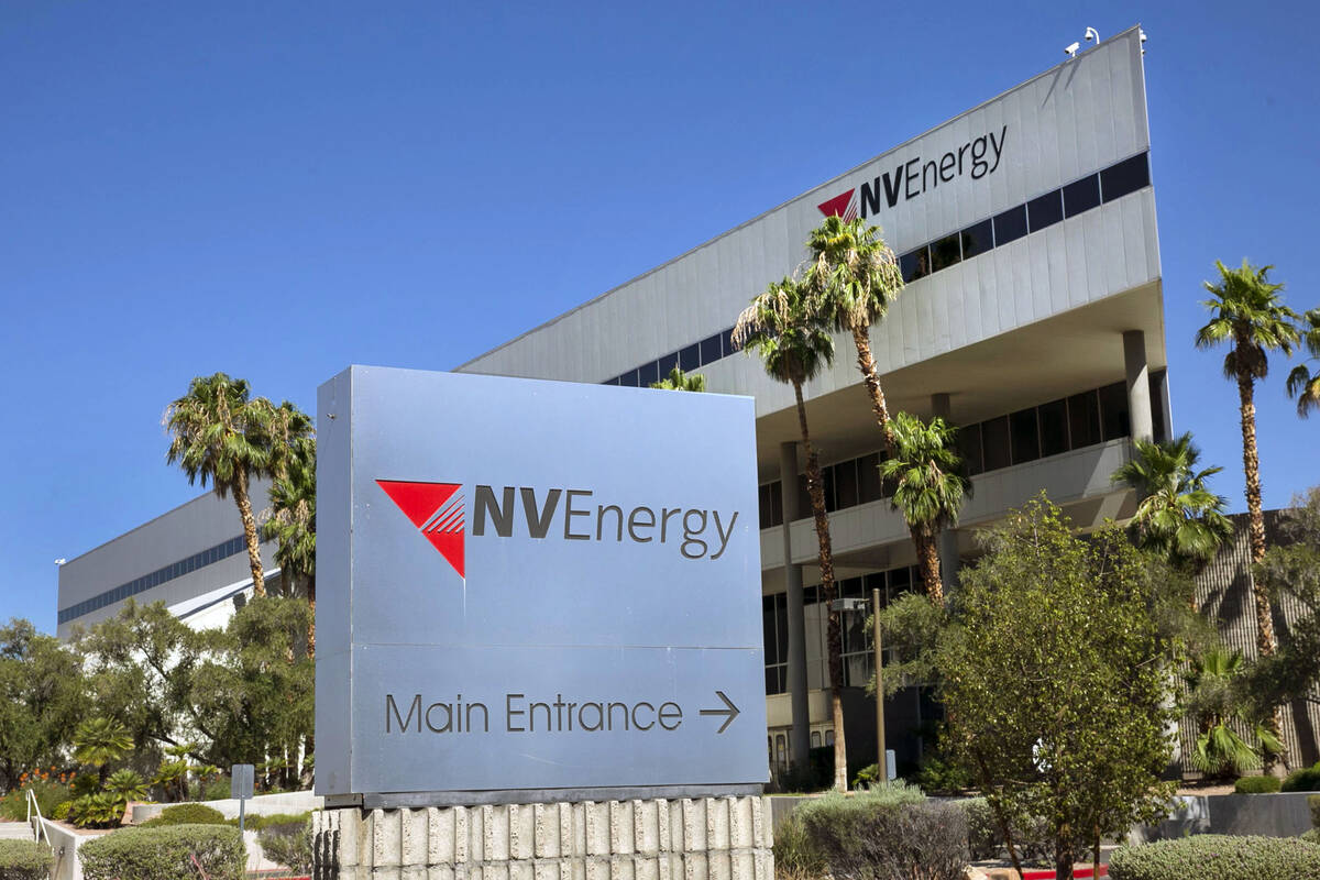 NV Energy headquarters in Las Vegas. (Bizuayehu Tesfaye/Las Vegas Review-Journal)