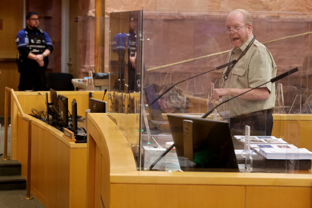 Bus driver and member of the Amalgamated Transit Union, Local 1637, Dennis Hennessey, speaks me ...