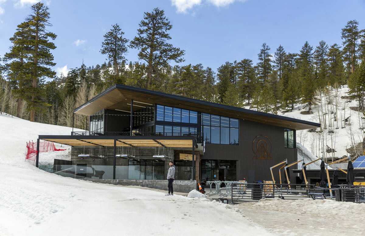 The restaurant is idle on a maintenance day at the Lee Canyon ski resort on on Thursday, April ...