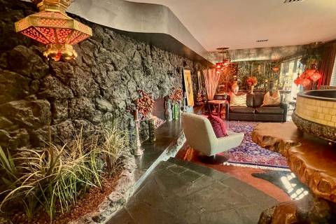 One luxury home on the tour was custom-built by casino executives Frank and Shirlee Schivo. In ...