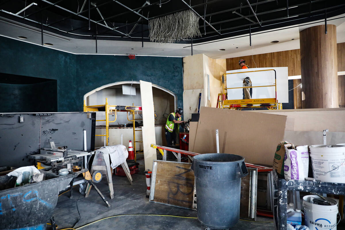 The main dining area of Ocean Prime, a seafood and steakhouse, at the mixed-use Project63 at Ci ...