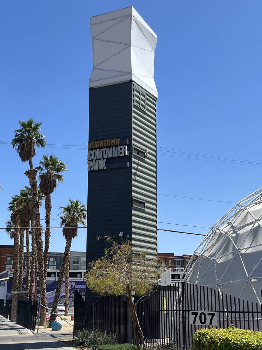 Downtown Container Park, 707 E. Fremont St. (Justin Razavi/Las Vegas Review-Journal)