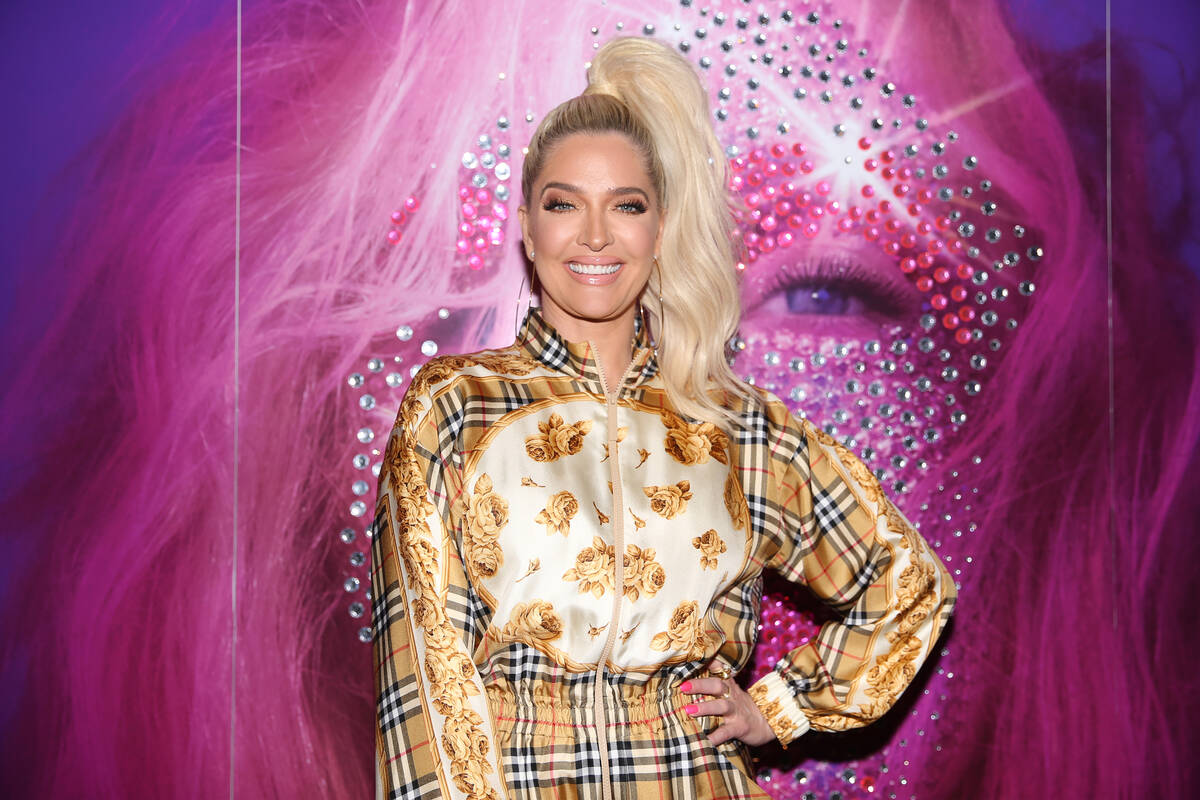 Erika Jayne on the red carpet for the grand opening of Christina Aguilera at Planet Hollywood h ...