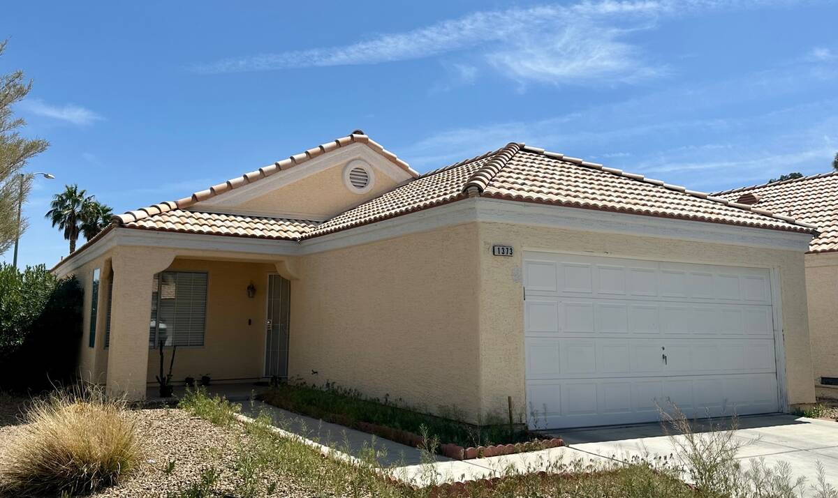 The house on Torington Drive in the west Las Vegas Valley where police say Shiva Gummi, 33, sta ...