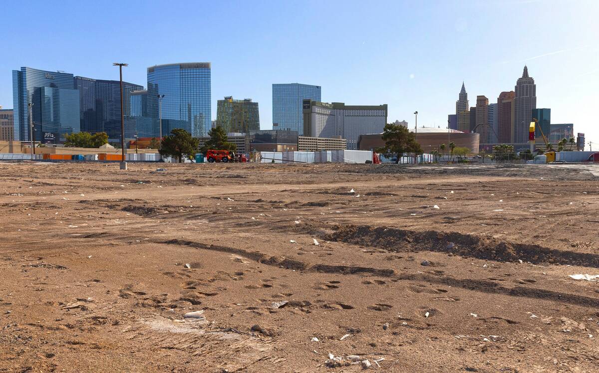A view of potential A's stadium site where former Wild Wild West Gambling Hall and Hotel was op ...