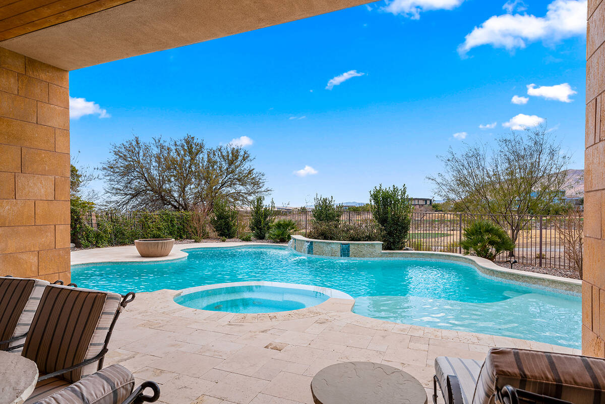 The patio opens to the pool. (IS Luxury)