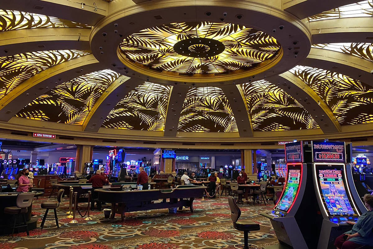 The casino floor at the Rampart Casino at JW Marriott on Friday, June 5, 2020. (Las Vegas Revie ...