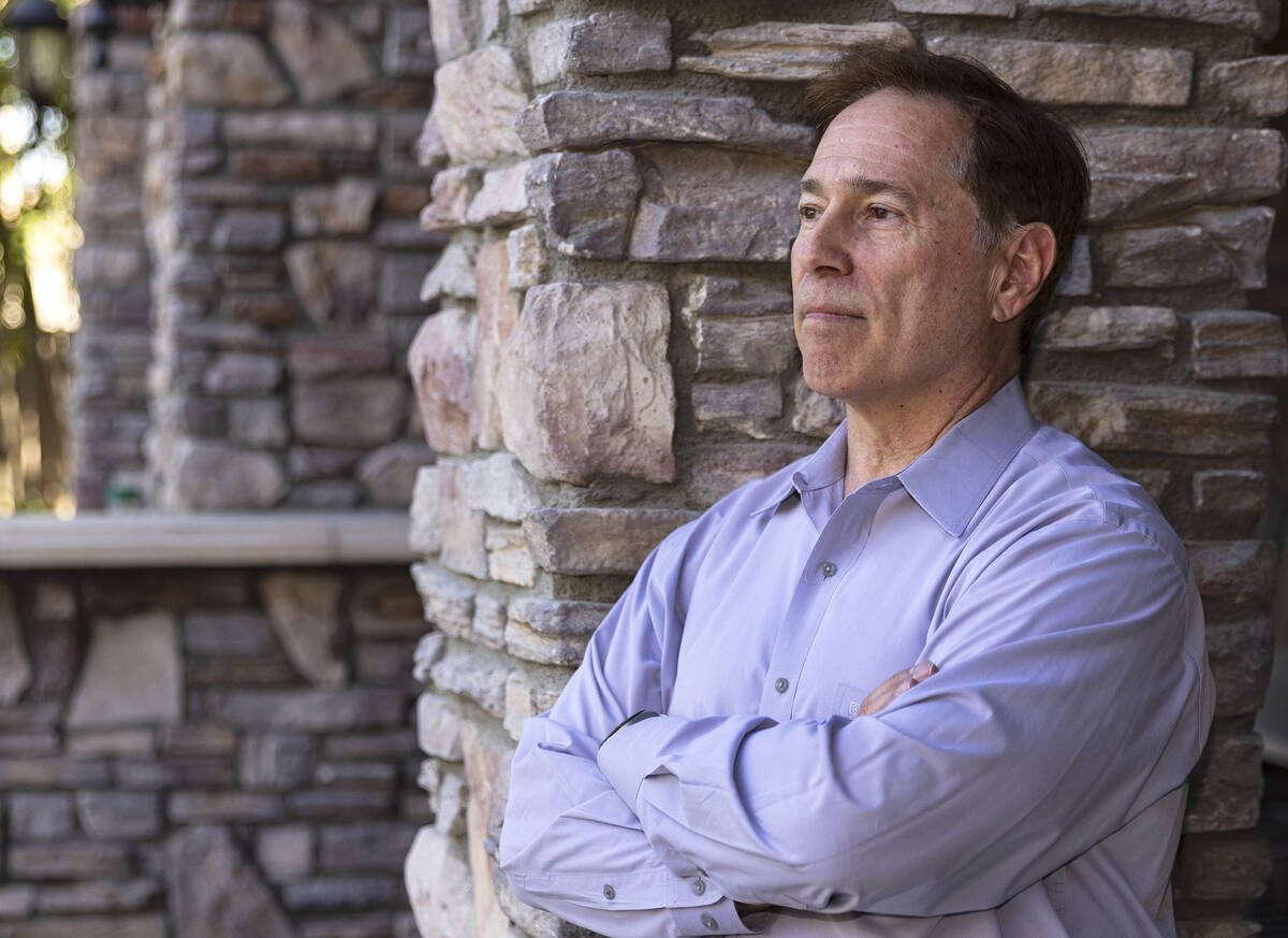 Bob Zeidman, poses for a photo at his Las Vegas home on Thursday, April 20, 2023, in Las Vegas ...