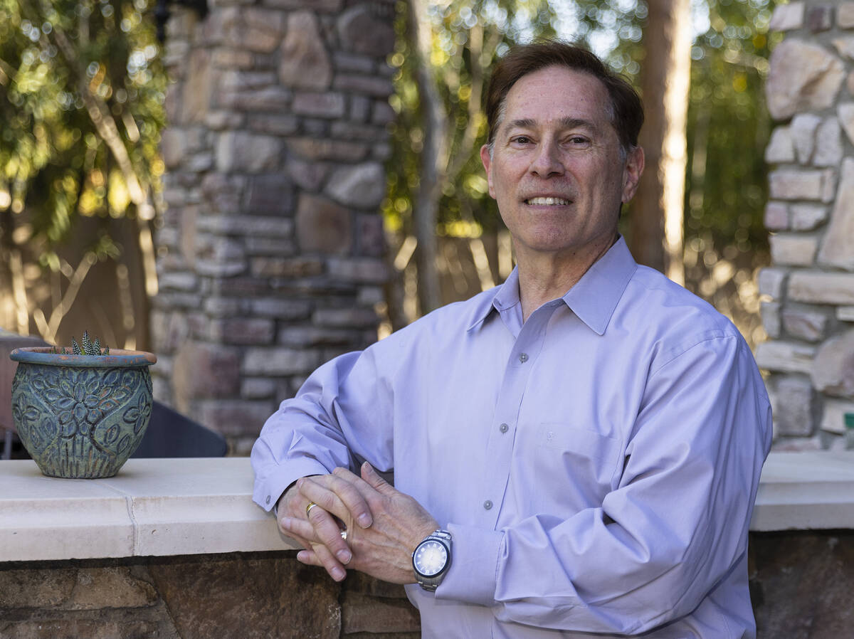 Bob Zeidman, poses for a photo at his Las Vegas home on Thursday, April 20, 2023, in Las Vegas ...