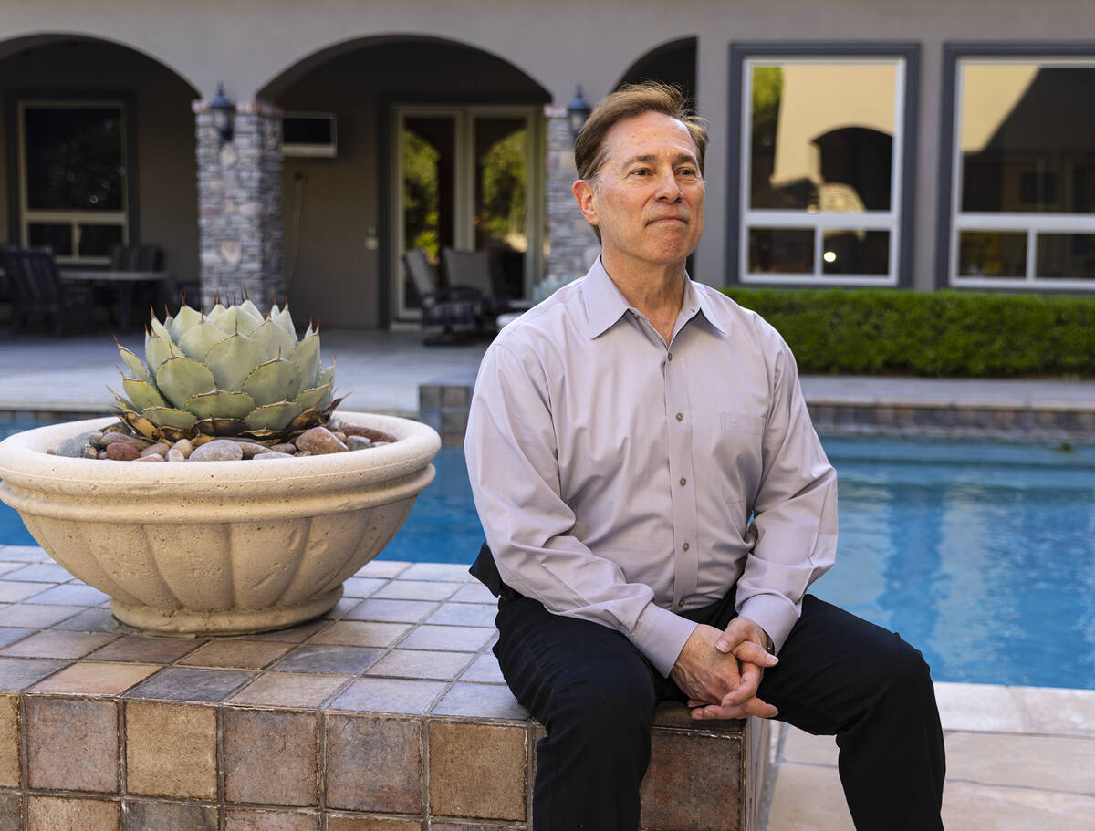 Bob Zeidman, poses for a photo at his Las Vegas home on Thursday, April 20, 2023, in Las Vegas ...