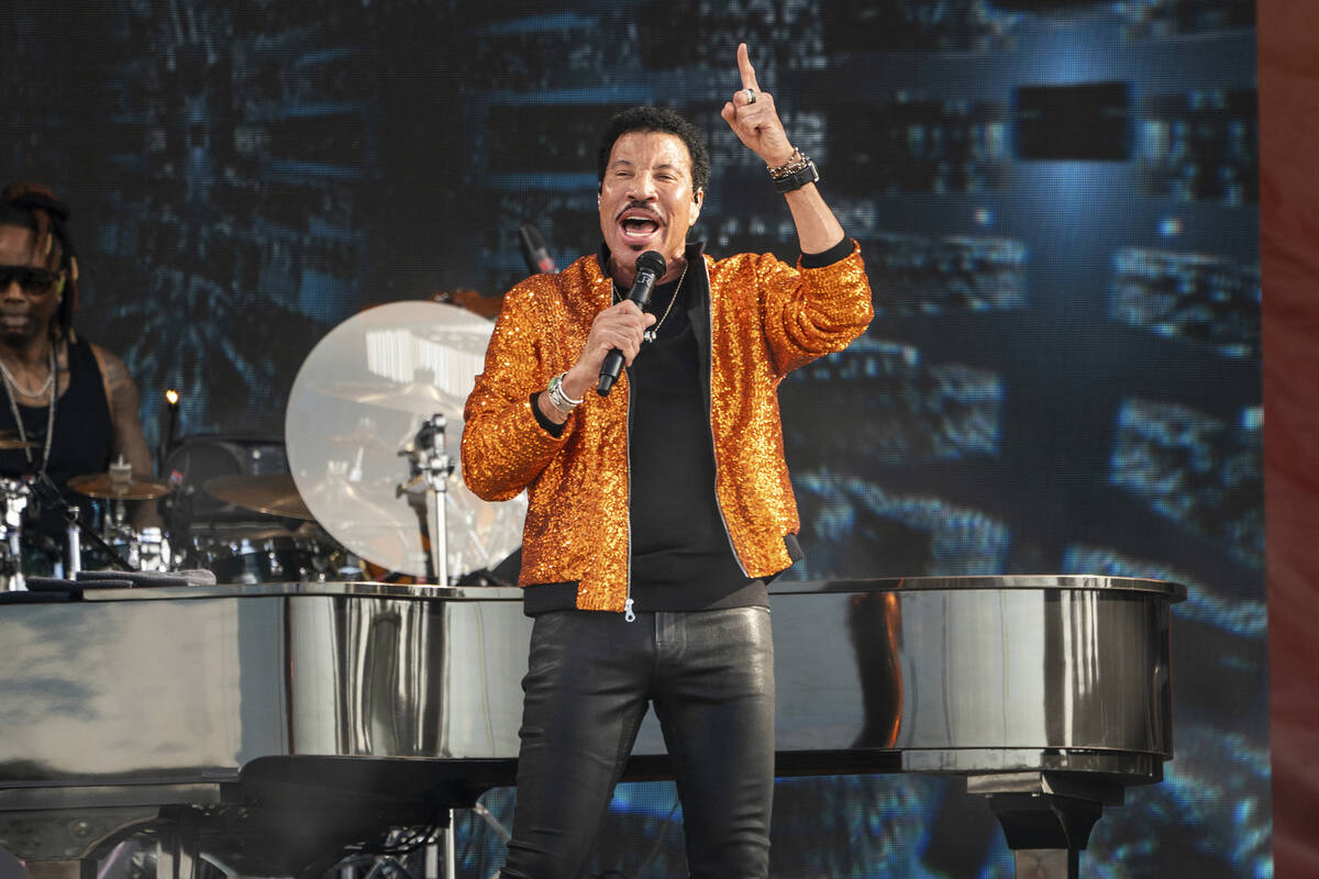 FILE - Lionel Richie performs at the New Orleans Jazz and Heritage Festival, on April 29, 2022. ...