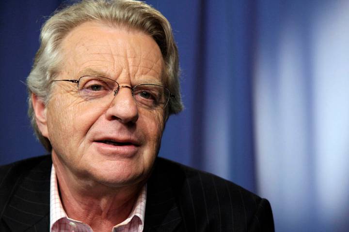 Talk show host Jerry Springer speaks in New York on April 15, 2010. Springer, the former Cincin ...