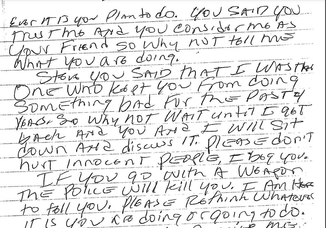 Jimmy Nixon Sr. said he wrote letters to gunman Stephen Paddock in the years before the Oct. 1, ...