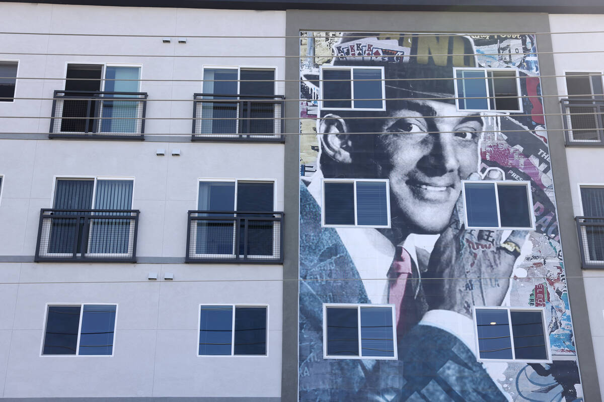 A mural at shareDowntown East Fremont in Las Vegas Wednesday, April 26, 2023. (K.M. Cannon/Las ...