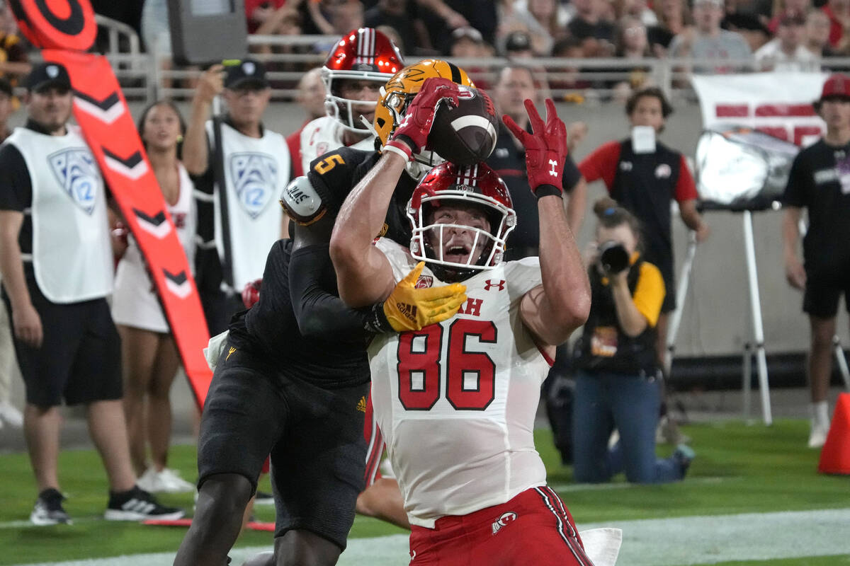 Utah tight end Dalton Kincaid (86) (AP Photo/Rick Scuteri)