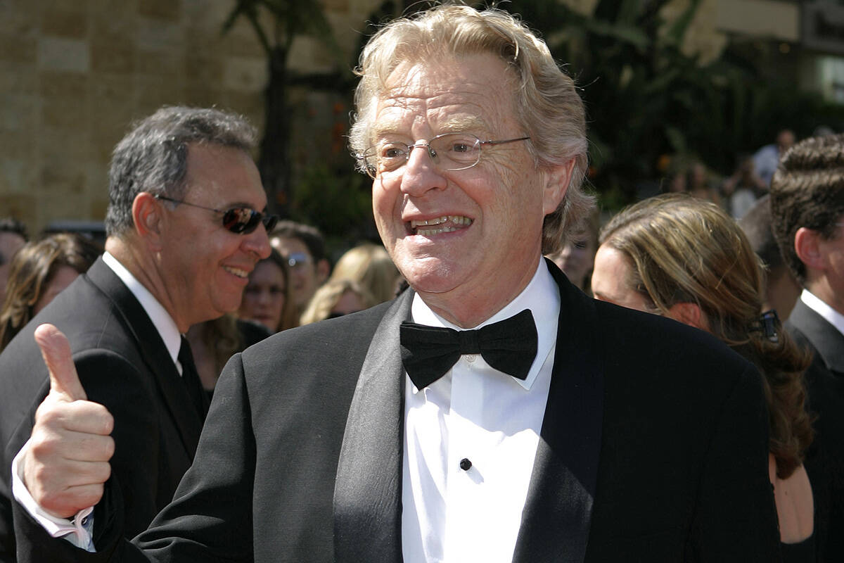 Television personality Jerry Springer arrives at the 34th Annual Daytime Emmy Awards in Los Ang ...