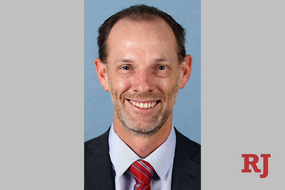 Clark County Commissioner Justin Jones (Las Vegas Review-Journal)