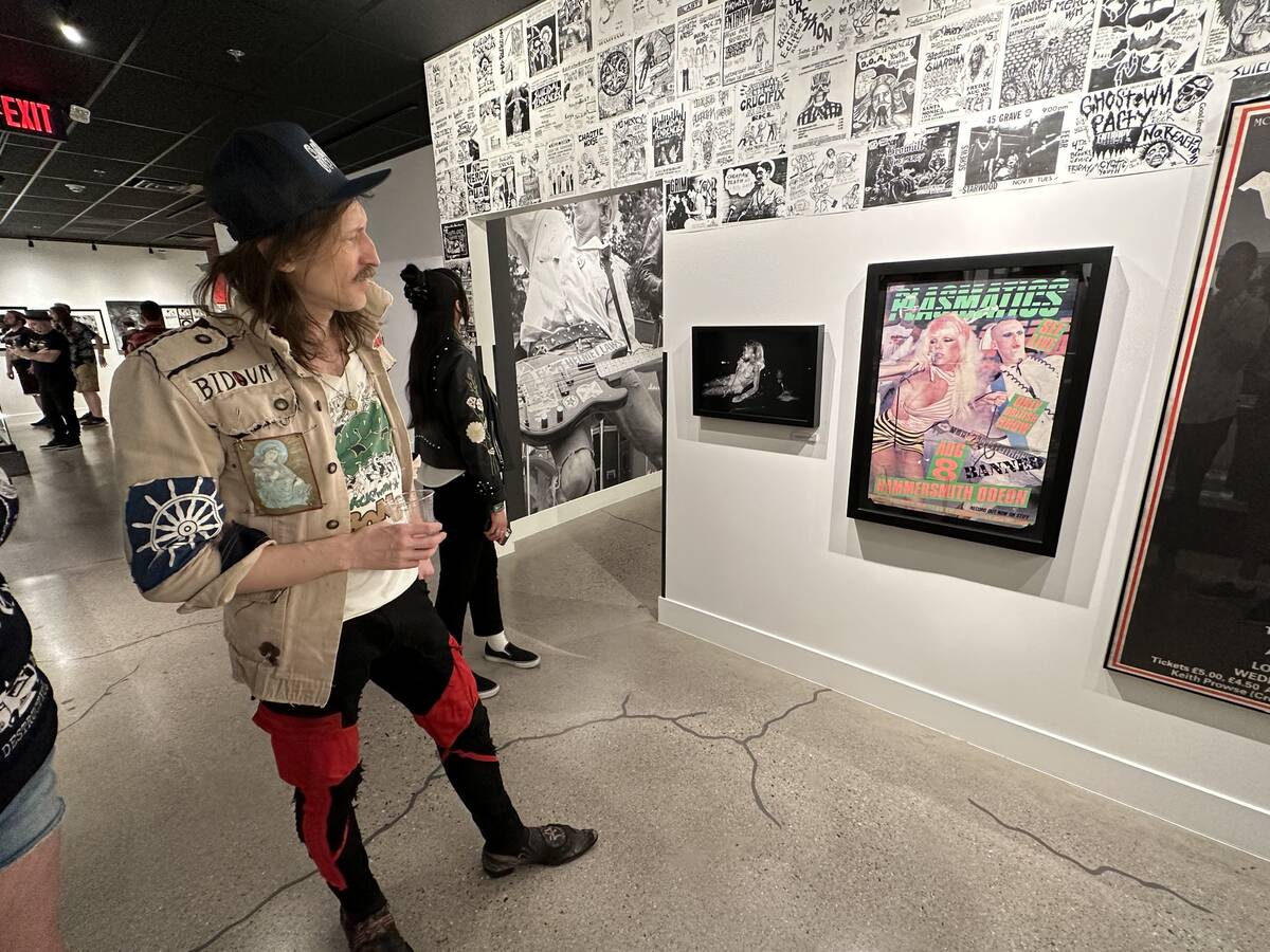Eugene Hutz the punk band Gogol Bordello is shown at the Punk Rock Museum at 1422 Western Ave. ...