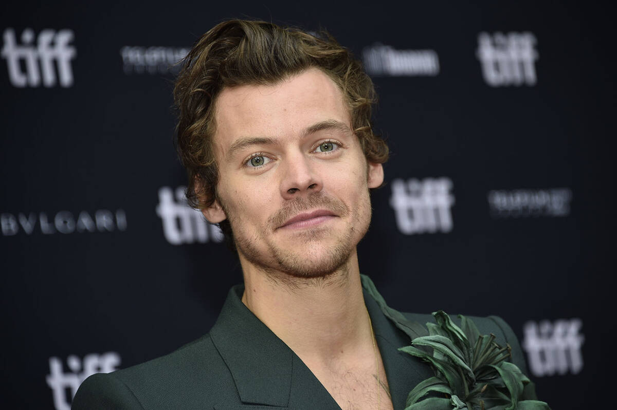 FILE - Harry Styles attends the premiere of "My Policeman" during the Toronto Interna ...