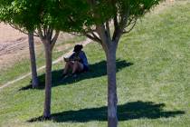 There will be reasons to find shade in the Las Vegas Valley this Sunday, April 30, 2023. The hi ...