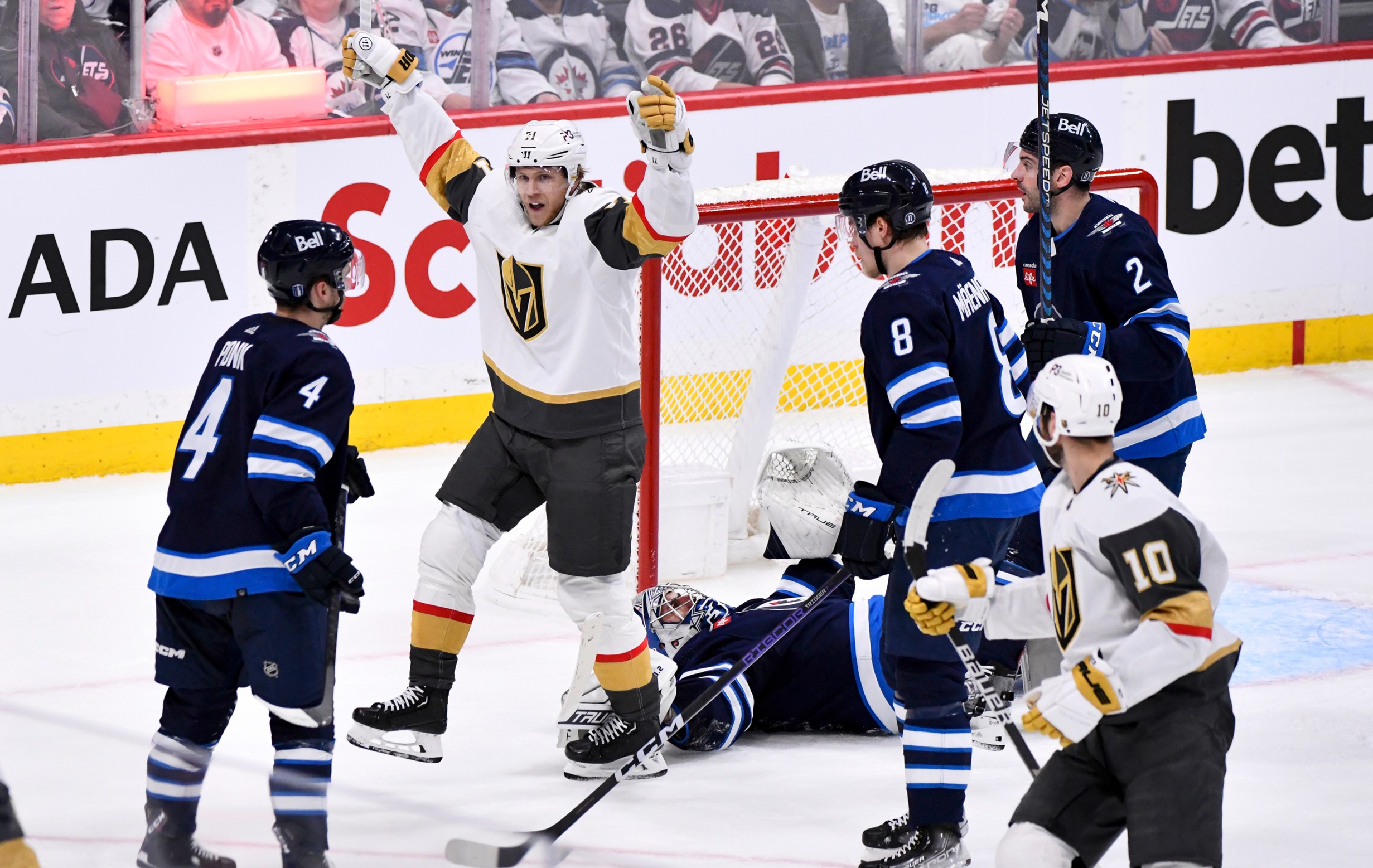 Golden Knights mengalahkan Winnipeg Jets, memimpin seri 3-1