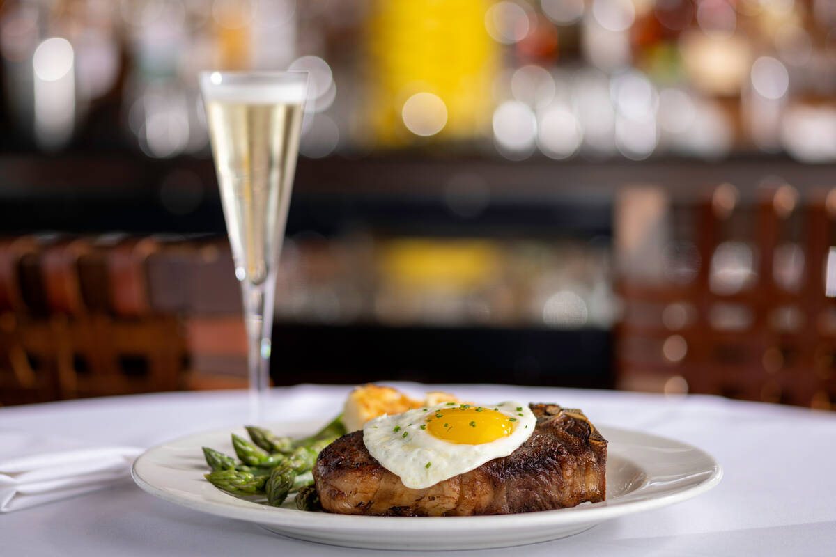 The Capital Grille is greeting Mom with a rose and offering a brunch that features choice of bo ...