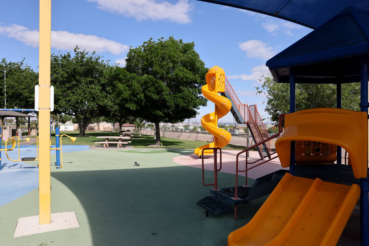 Downtown Park in Henderson Friday, May 5, 2023. (K.M. Cannon/Las Vegas Review-Journal) @KMCanno ...