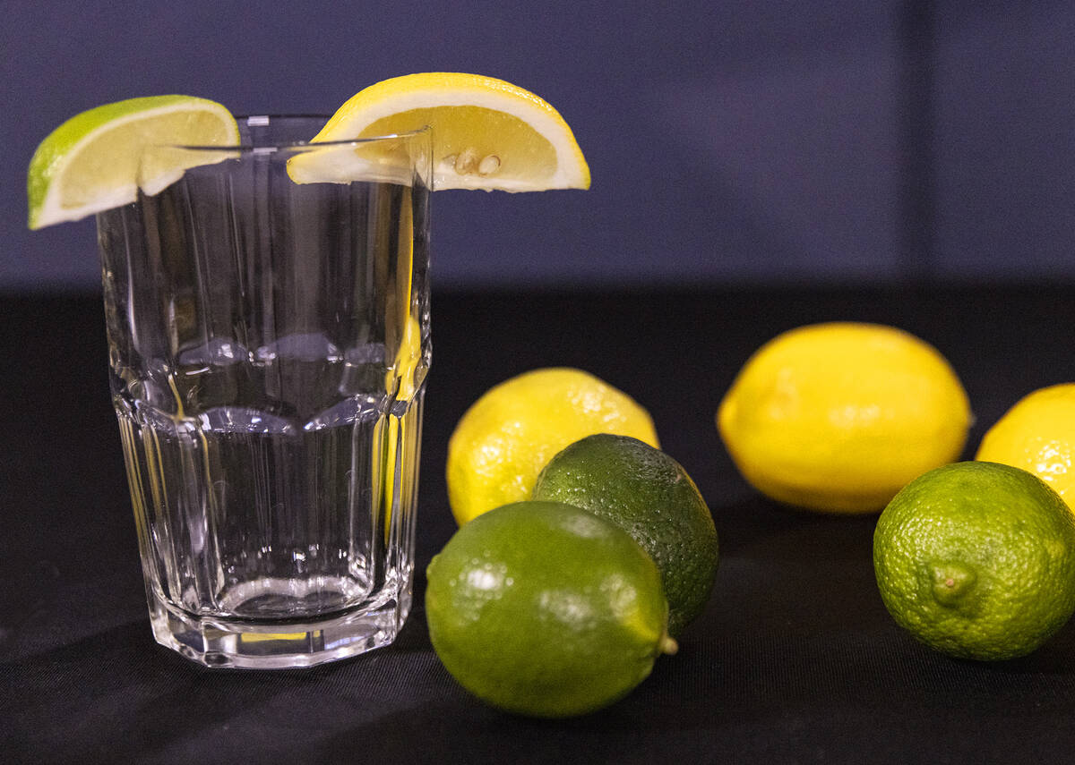 Sliced lime and lemon are displayed at SupeaCut Systems International headquarters, on Thursday ...