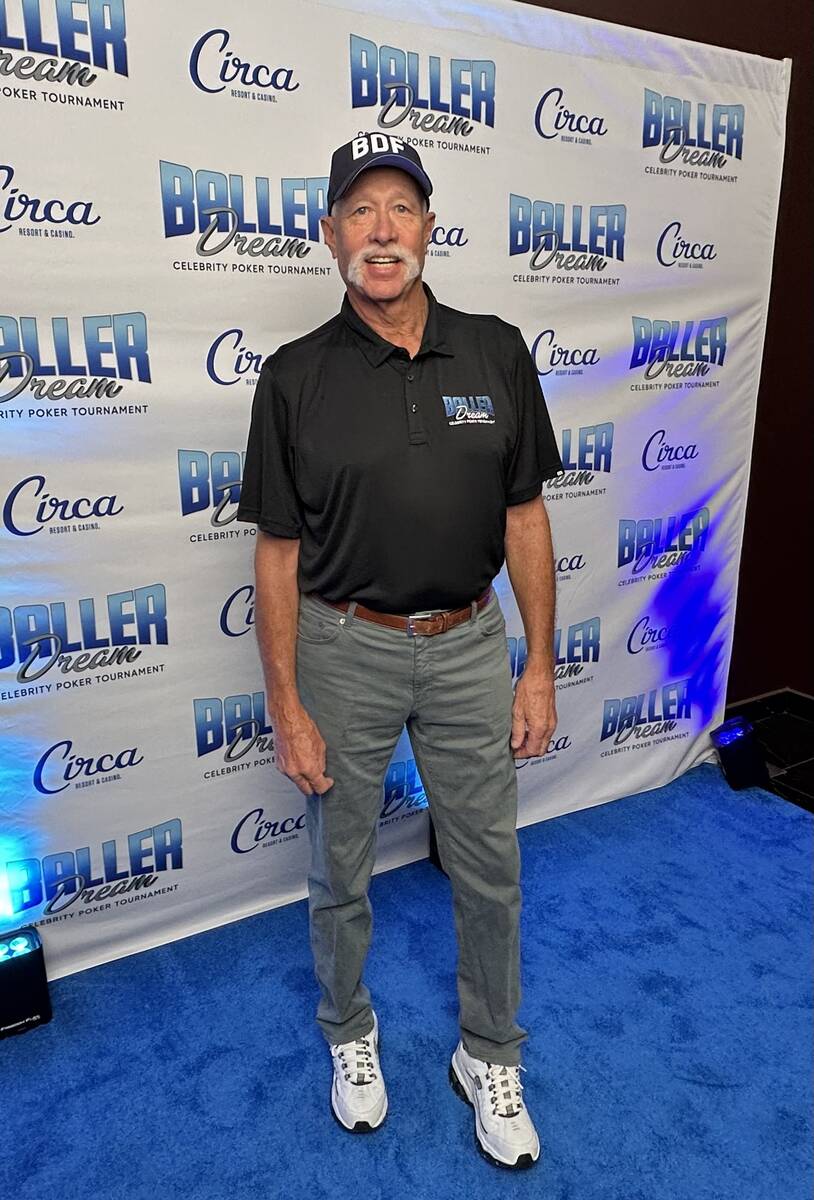 Ex-big league star Goose Gossage is shown on the blue carpet at the Baller Dream Celebrity Poke ...