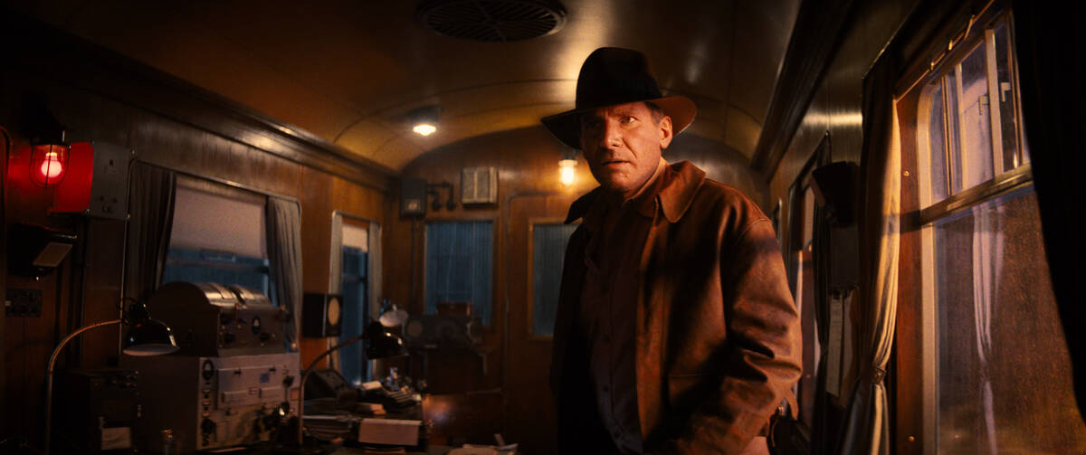 Indiana Jones (Harrison Ford) in Lucasfilm's “Indiana Jones and the Dial of Destiny.” (Luca ...