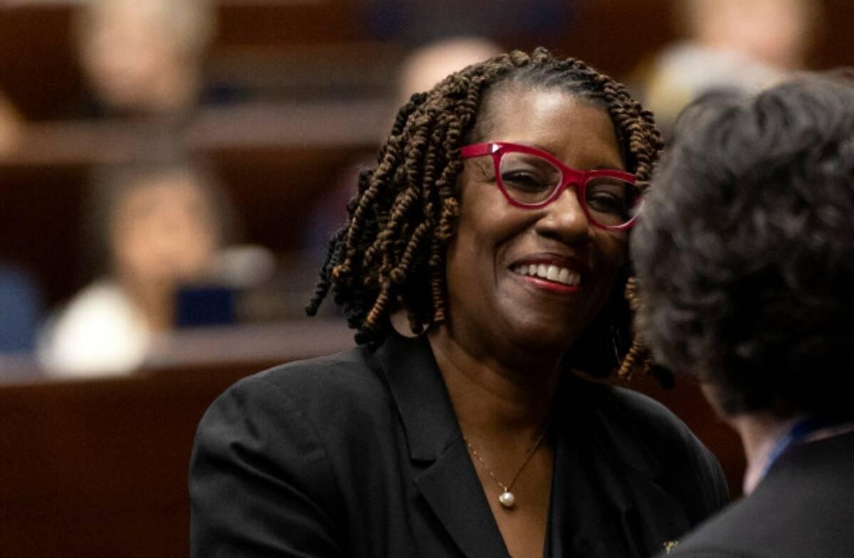 Assemblywoman Shondra Summers-Armstrong, D-Las Vegas, seen in February 2023 in Carson City. (El ...