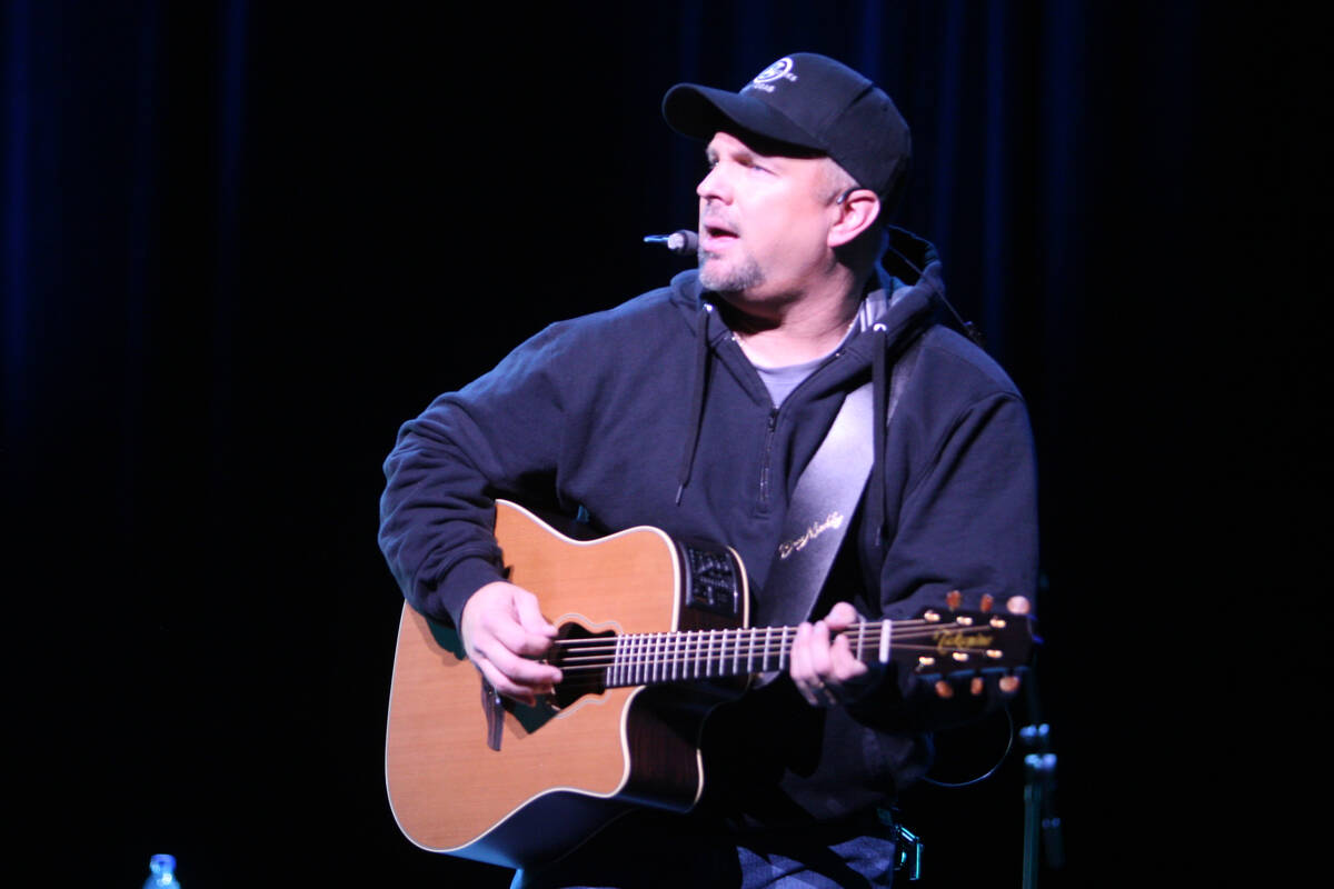 Garth Brooks' one-man show at Encore Theater at Wynn Las Vegas was a musical autobiography in s ...