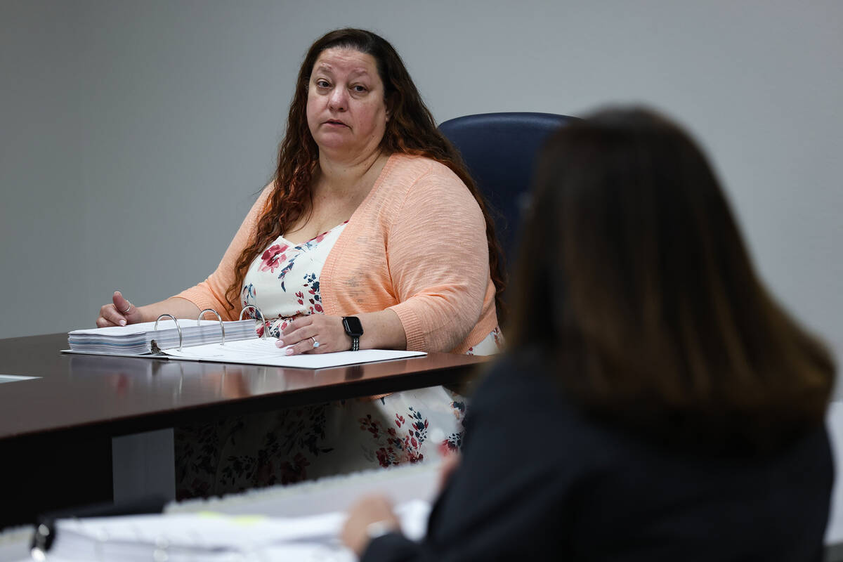 Johnna LaRue, deputy chief of investigations for the Nevada State Board of Medical Examiners, a ...