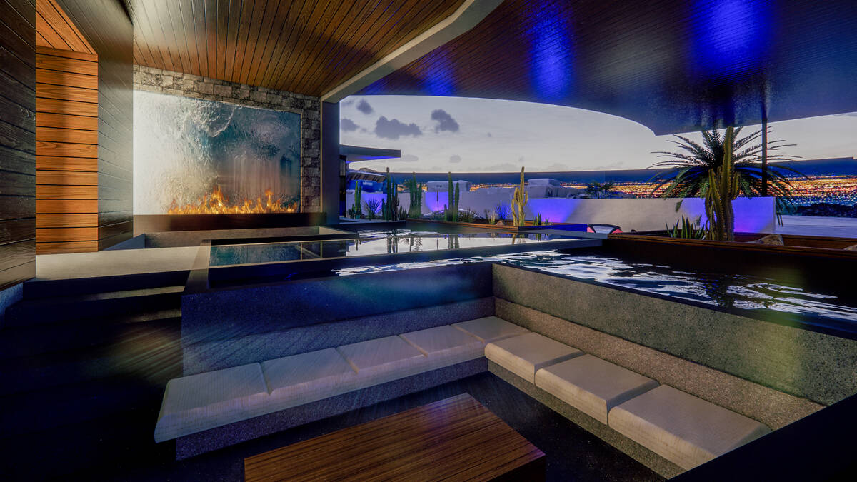 This rendering shows what homes could look like in Las Vegas-based Terra Firma's new luxury dev ...