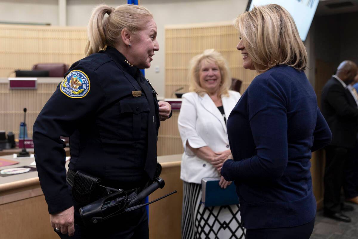 New Henderson Police Chief Hollie Chadwick sworn in | Henderson | Local