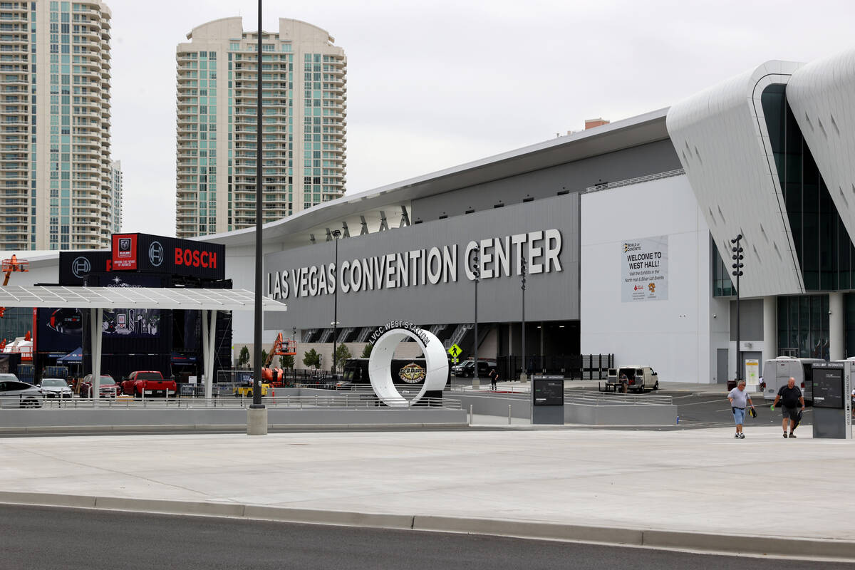 The Las Vegas Convention Center for the World of Concrete convention Monday, June 7, 2021. (K.M ...